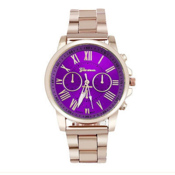 Geneva Accessories - ⌚ Stainless Steel Geneva Jubilee watch